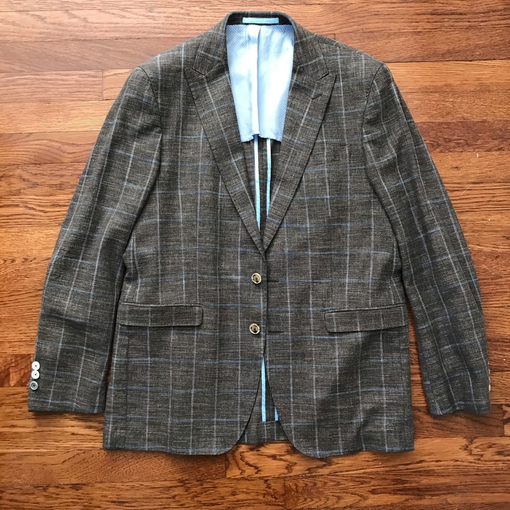 Sand Copenhagen Windowpane Sport Coat